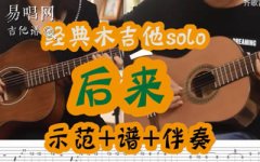 后来吉他谱_间奏吉他solo_刘若英_指弹