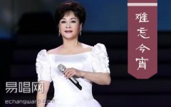 难忘今宵吉他谱 李谷一 春晚歌曲 C调六线谱