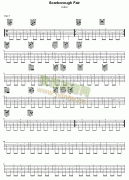 scarborough_fair-独奏吉他谱( GTP 六线谱)